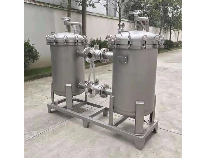 不銹鋼雙聯(lián)保安多袋式過(guò)濾器